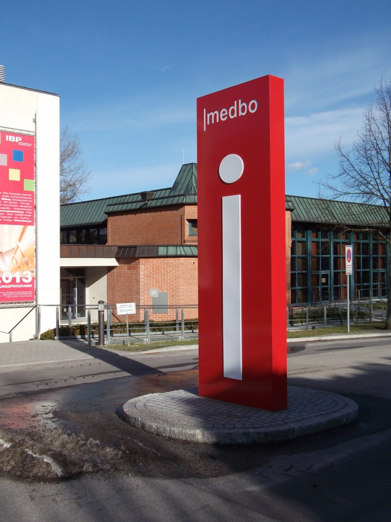 medbo, Bezirksklinkum Regensburg: Wegeleitsystem